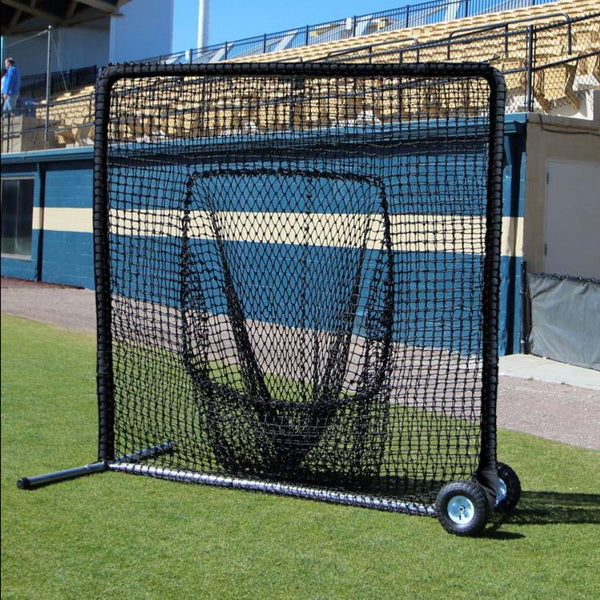 7' x 7' Premier Sock Screen with Wheels with Padding