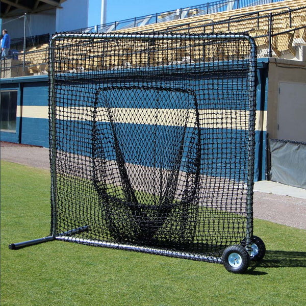 7' x 7' Premier Sock Screen with Wheels without Padding