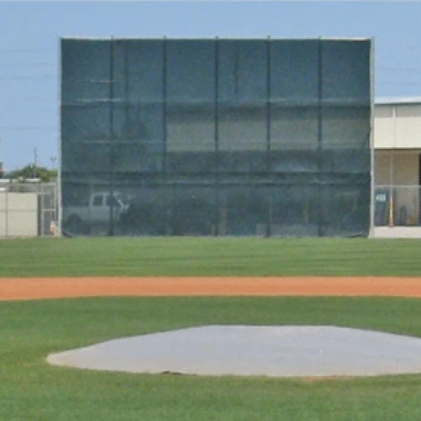 Batter’s Eye Windscreen by FenceMate far view