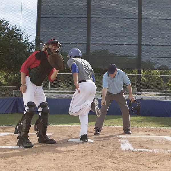 Champion Sports Universal Home Plate in the field