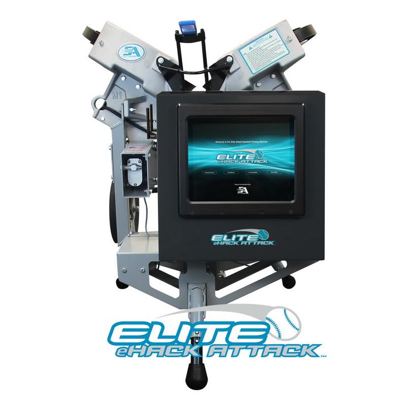 Elite eHack Attack Pitching Machine for Baseball Softball Version