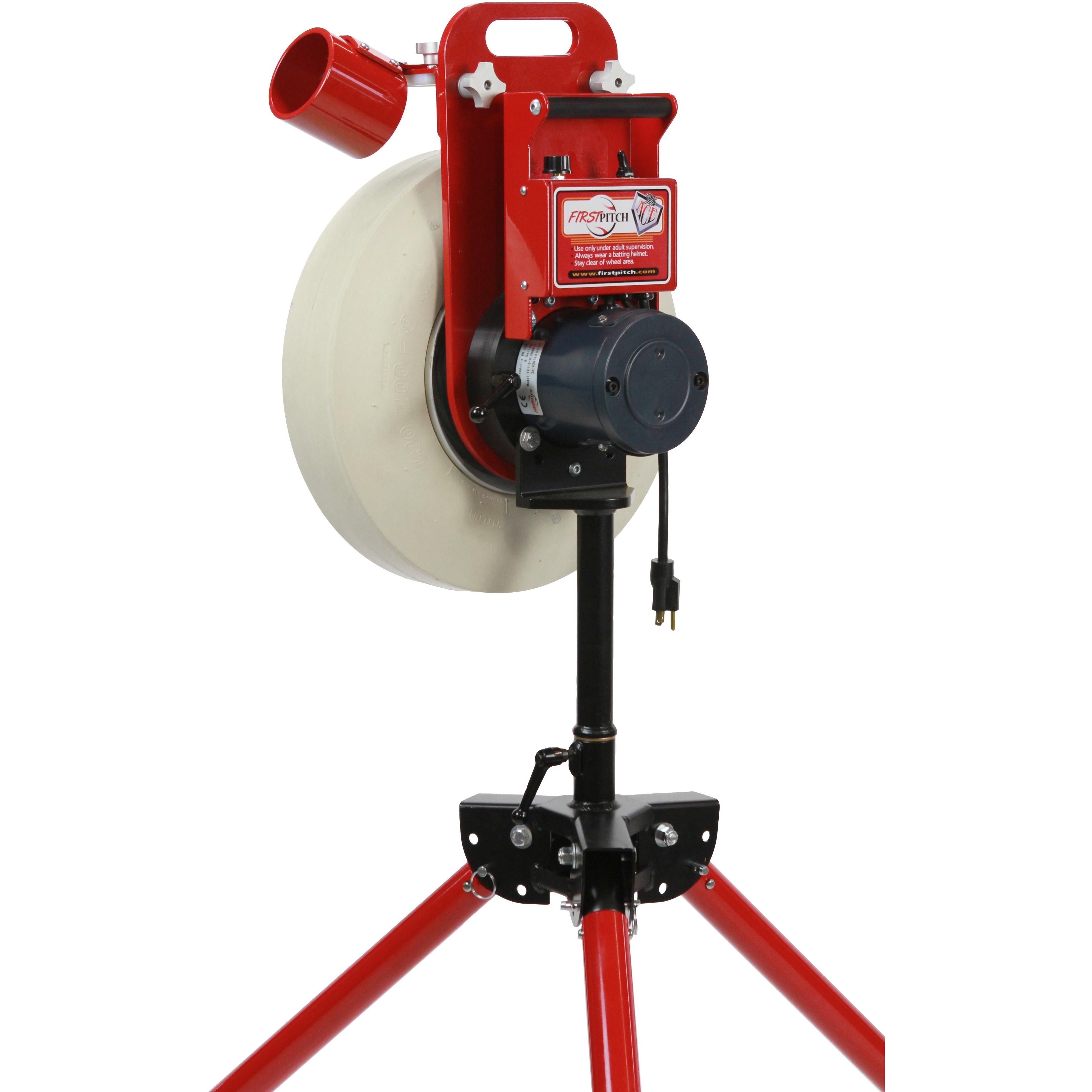 First Pitch Ace Pitching Machine for Baseball and Softball Right Side View