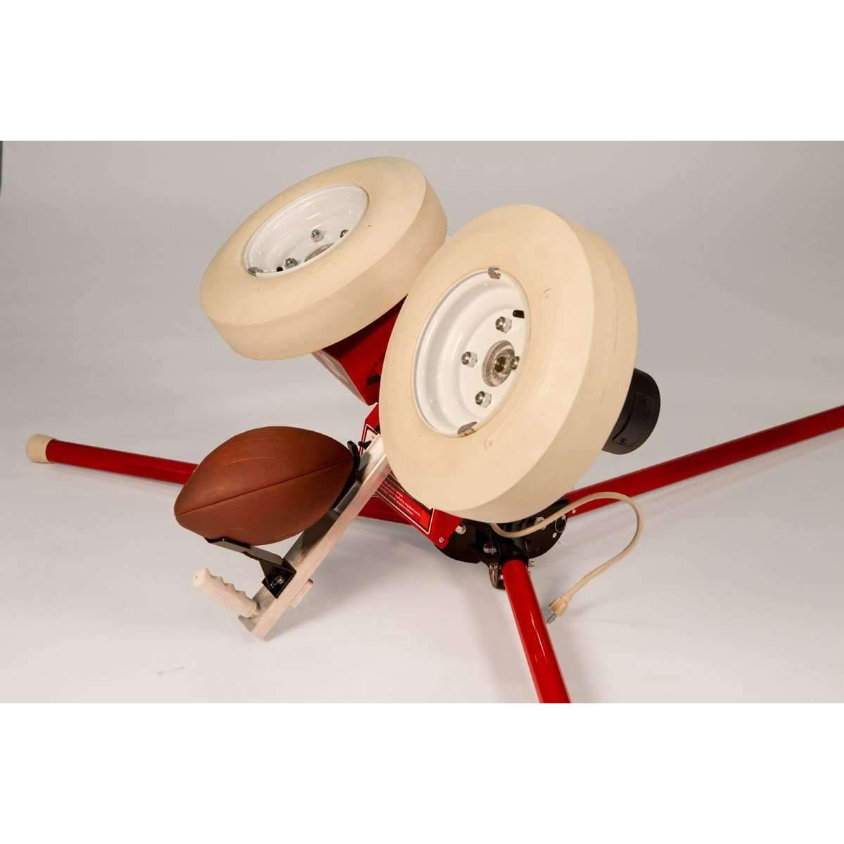 First Pitch Quarterback Football Throwing Machine Back Right Side View