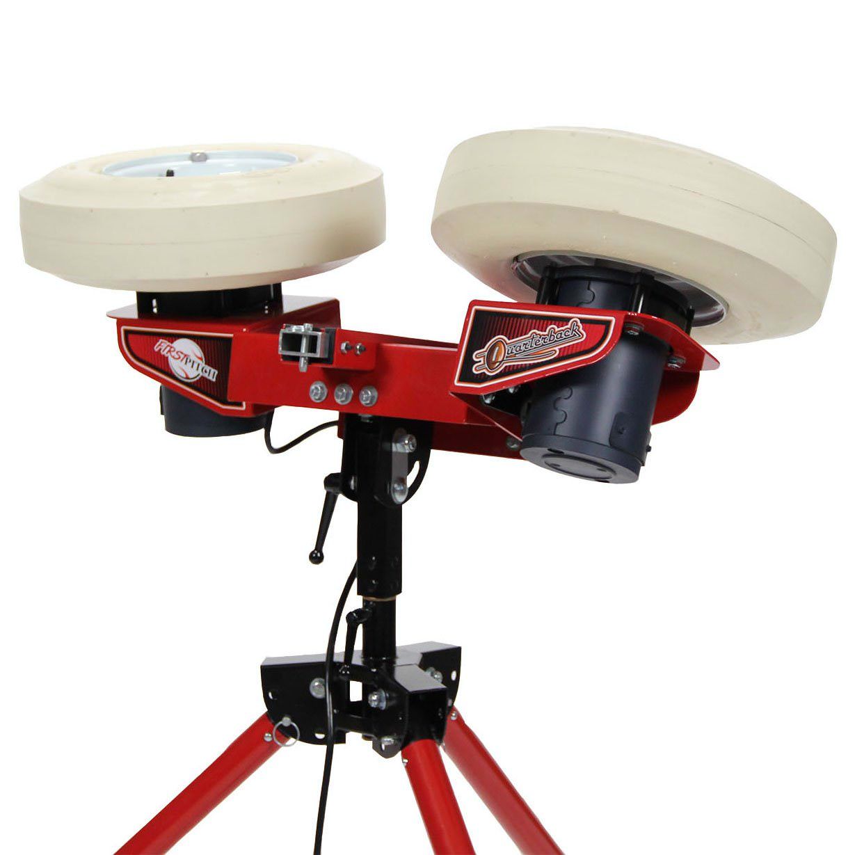 First Pitch Quarterback Football Throwing Machine Front View