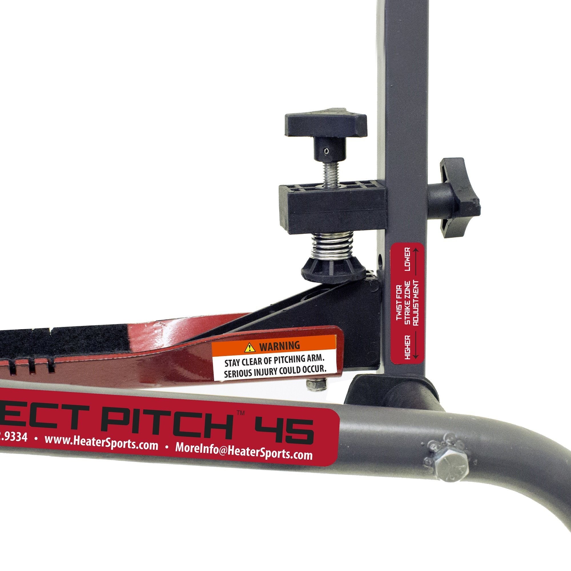 Perfect Pitch 45 Mechanical Combo Machine Strike Zone Adjustment