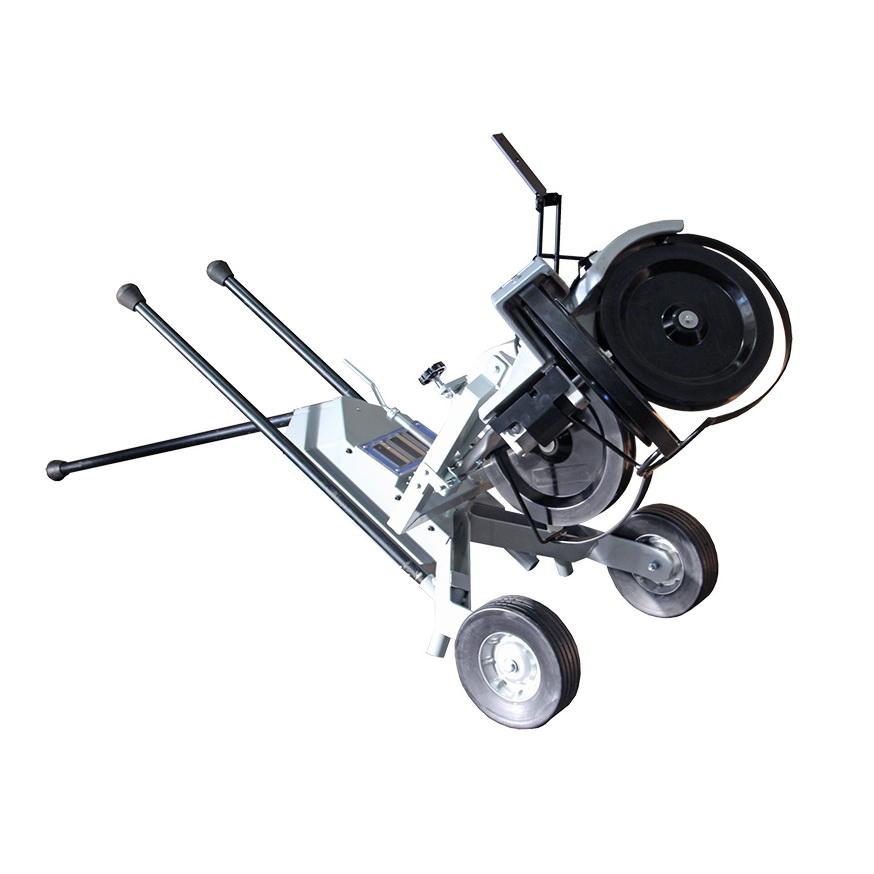 I Hack Attack Programmable Baseball Pitching Machine portable transport wheels