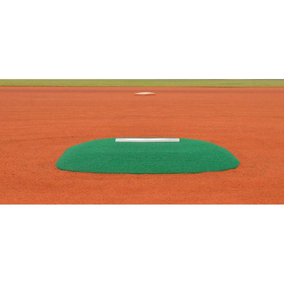 4" Youth League Game Pitching Mound green front view