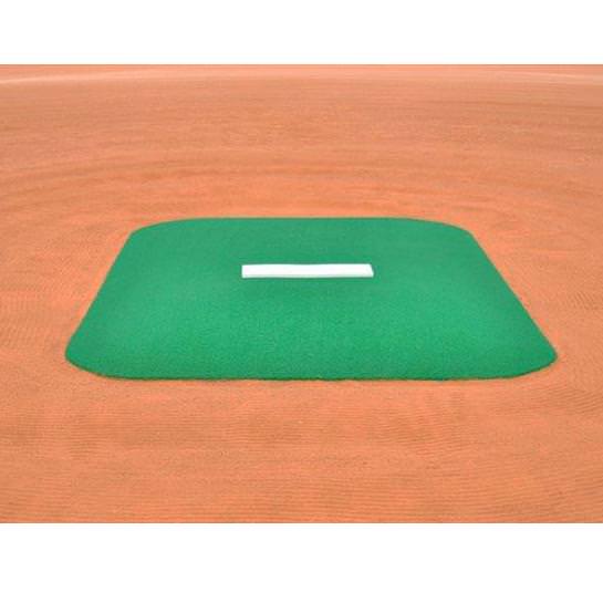 6" Portable Youth League Game Pitching Mound green front view