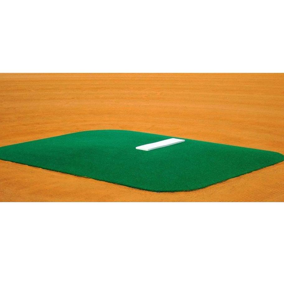 6" Portable Youth League Game Pitching Mound green on field