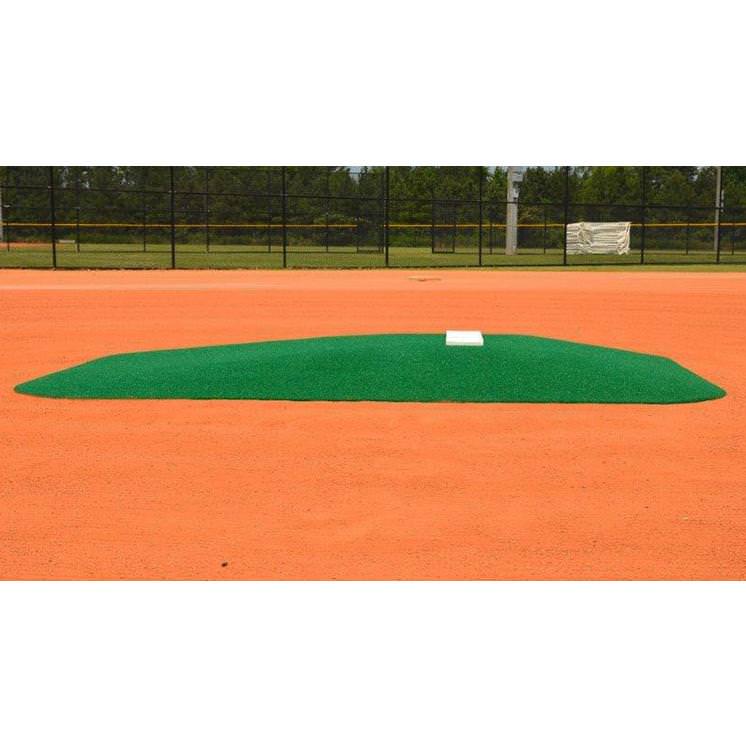 6" Portable Youth League Game Pitching Mound green side view