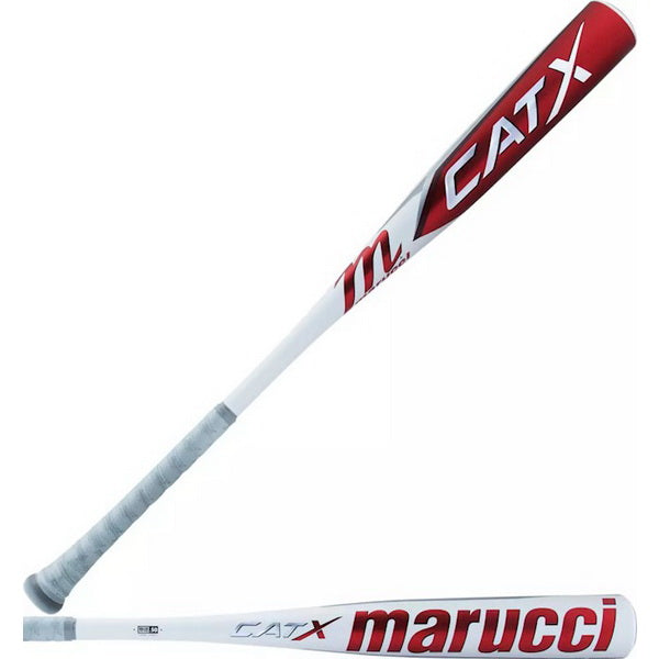 Marucci -10 Senior League CAT X Baseball Bat Horizontal and Diagonal View