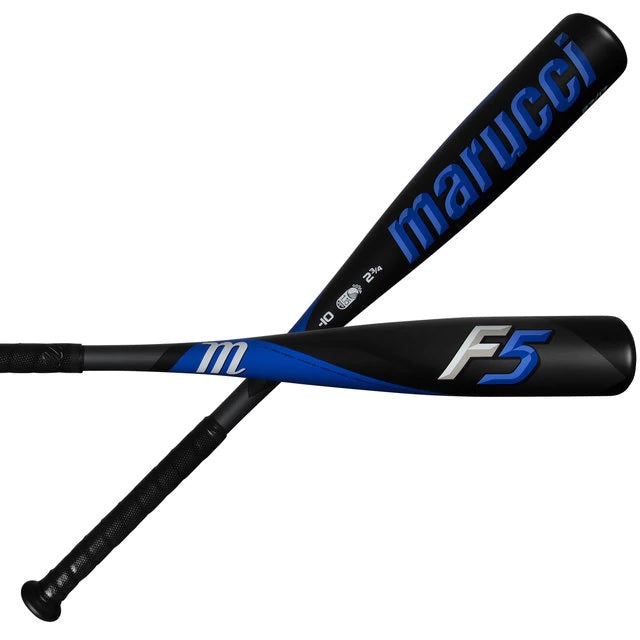 Marucci F5 -10 Junior Big Barrel Baseball Bat 25" horizontal and diagonal view