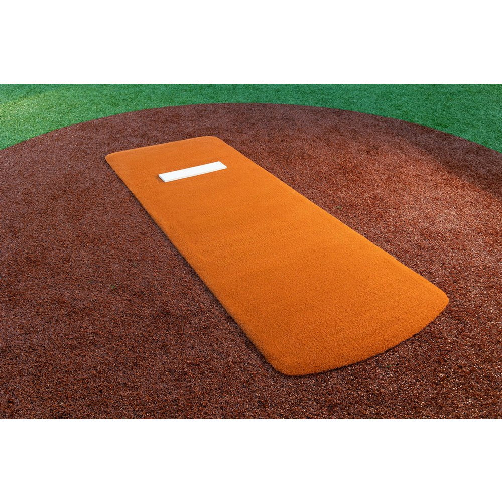 Paisley's Long Spiked Non-Slip Softball Pitching Mat clay diagonal view