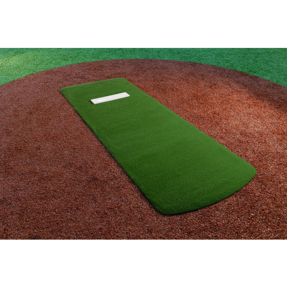Paisley's Long Spiked Non-Slip Softball Pitching Mat green diagonal view