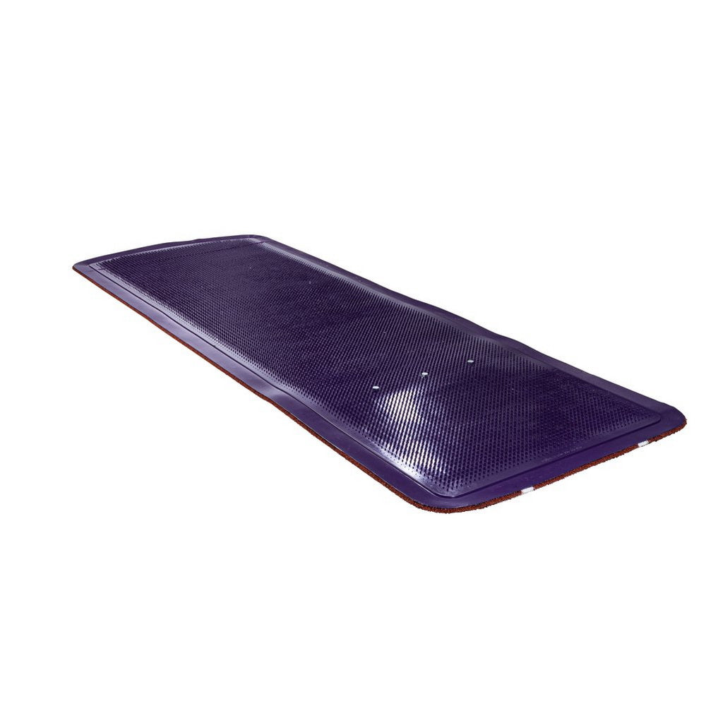 Paisley's Pro Softball Pitching Mat with Non Skid Back purple bottom view