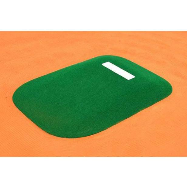 Portable 8" Youth Pitching Mound for Youth Leagues green diagonal view
