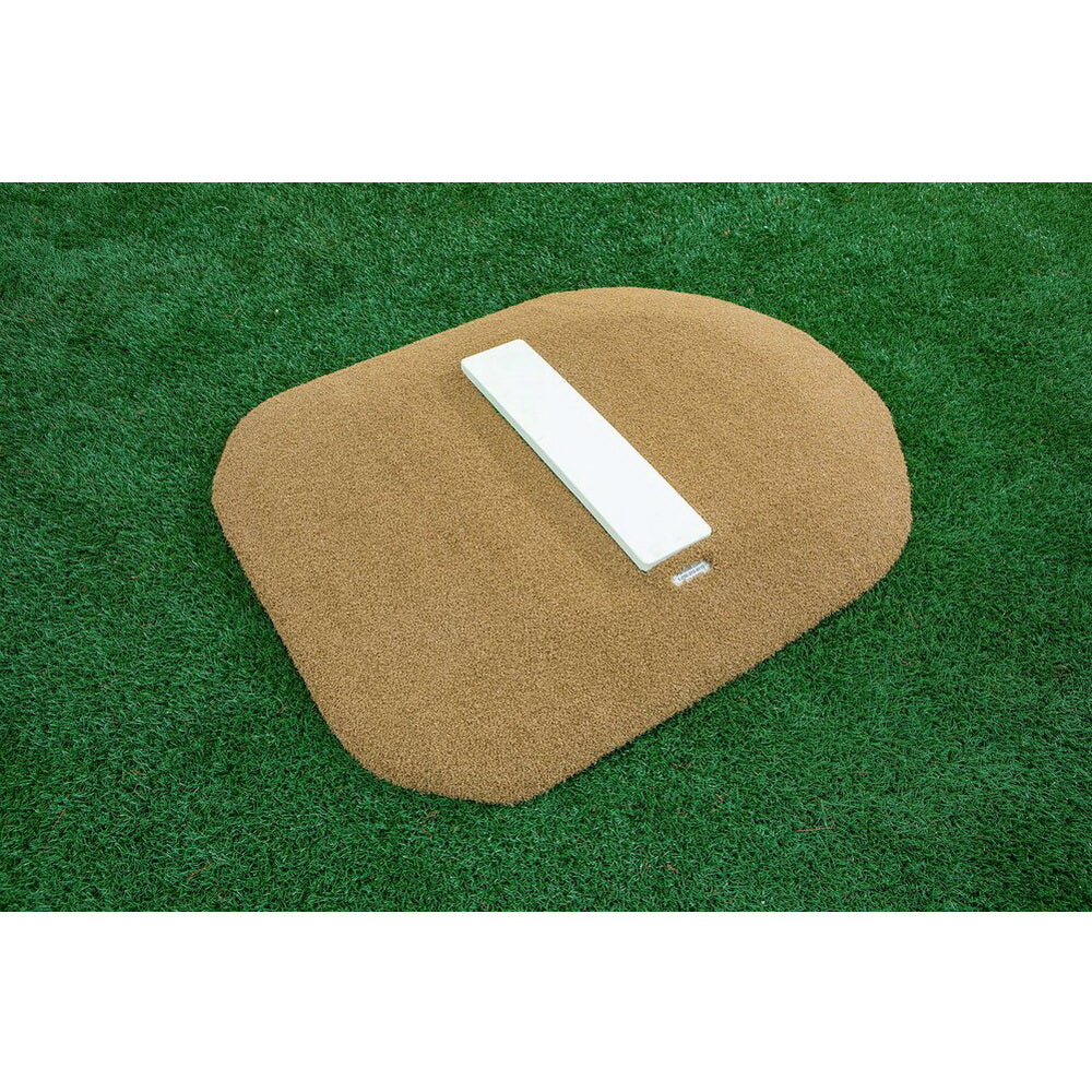 PortoLite 4" Youth Portable Pitching Mound Tan on Turf 