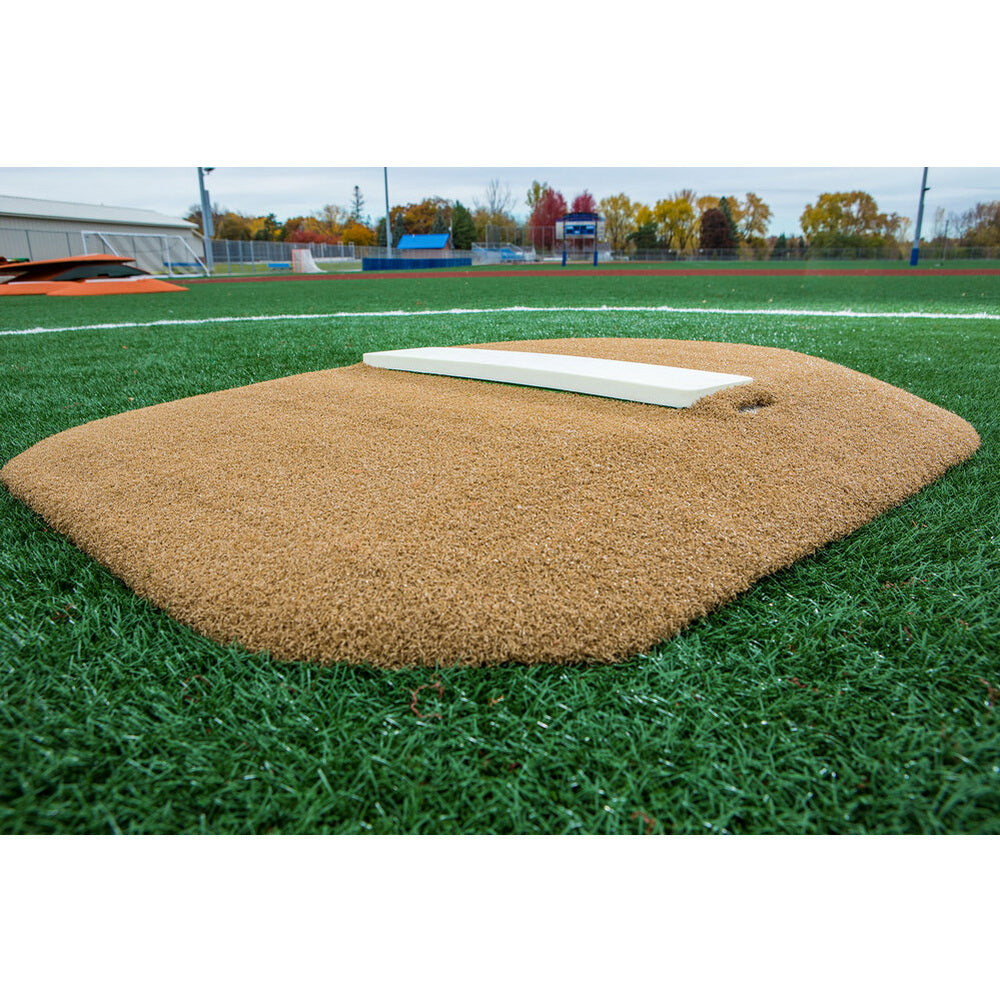 PortoLite 4" Youth Portable Pitching Mound Tan close up view