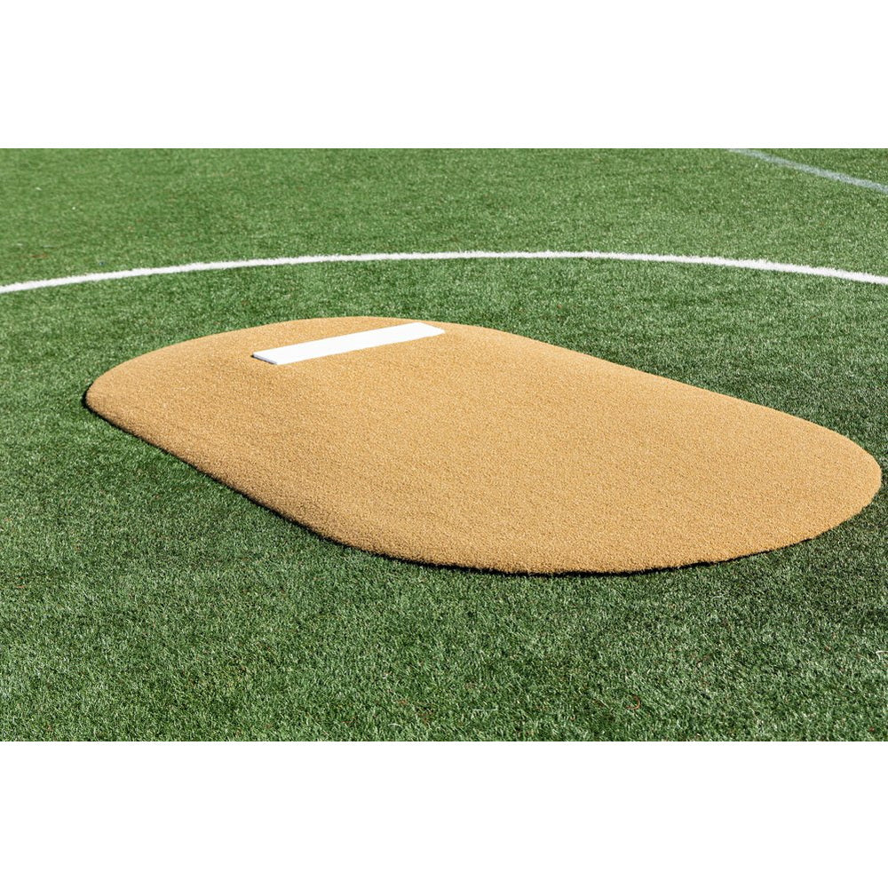 PortoLite 6" Full-Size Youth League Portable Pitching Mound tan front view