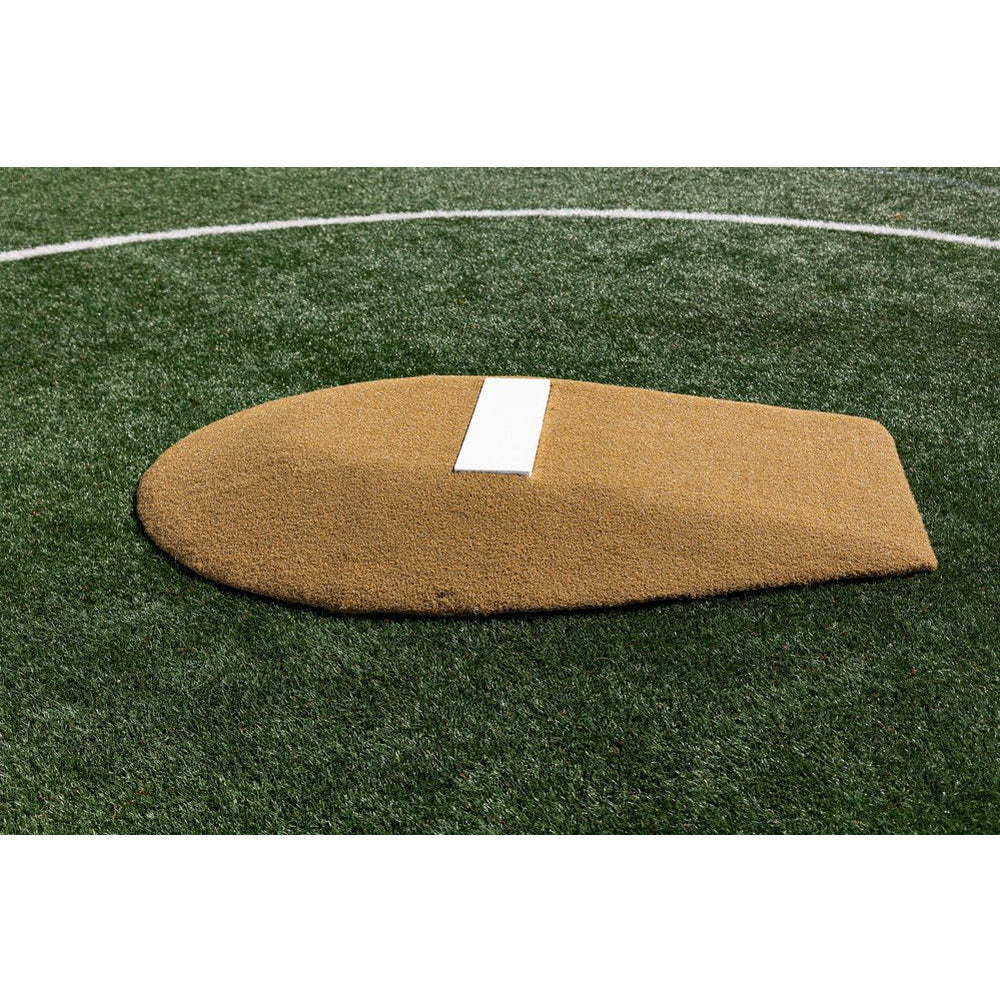 PortoLite 6" Portable Youth Pitching Mound For Baseball tan side view