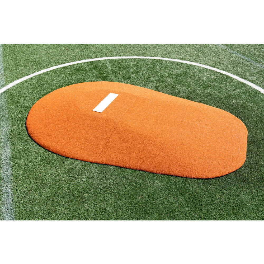 PortoLite Two-Piece 10" Portable Pitching Mound clay top side view