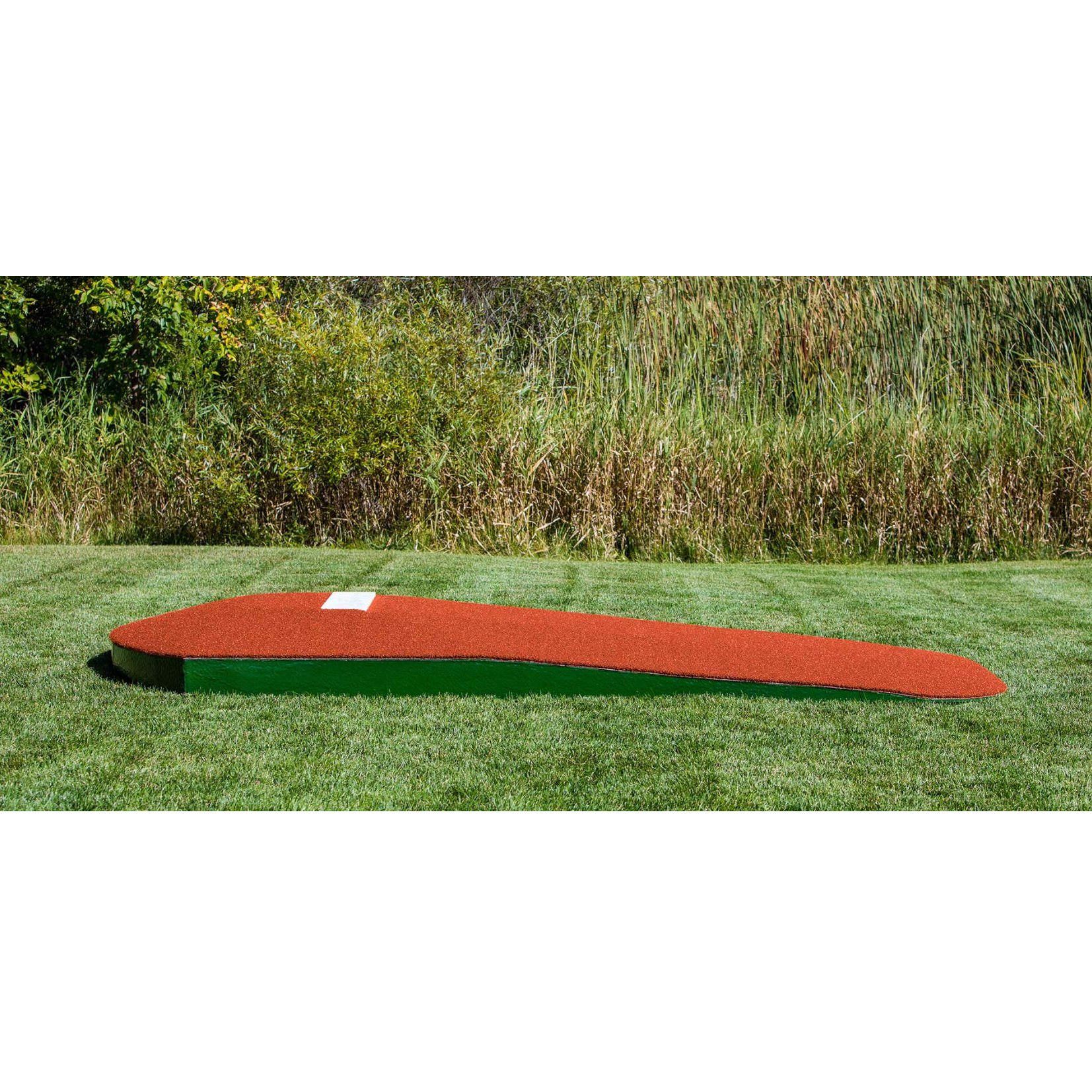 Portolite 10" Portable Practice Pitching Mound red side view