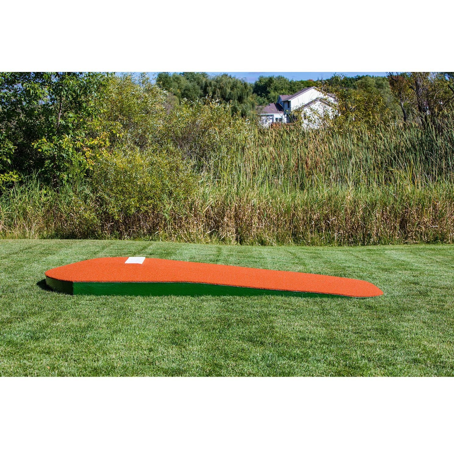 Portolite 10" Full Size Portable Practice Pitching Mound clay side view
