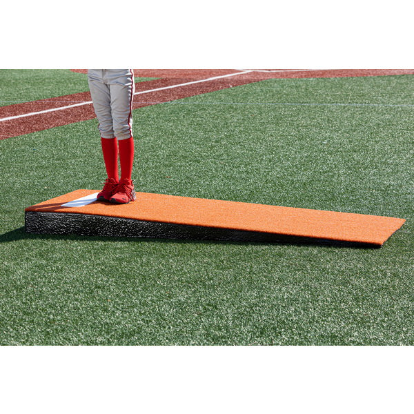 Portolite Jr. Practice Portable Pitching Mound clay pitcher standing