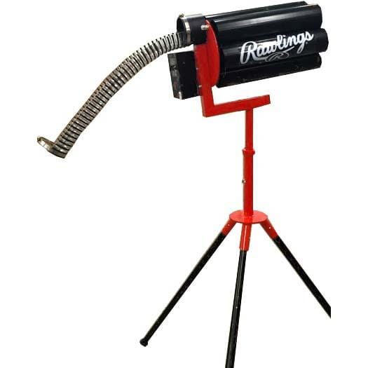 Rawlings Pitching Machine Automatic Turret Ball Feeder Full Side View