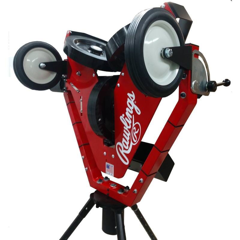 Rawlings Pro Line 3 Wheel Pitching Machine front side view