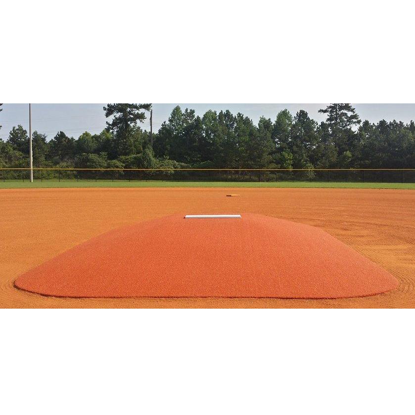 Senior League 10" Portable Game Pitching Mound clay close up view