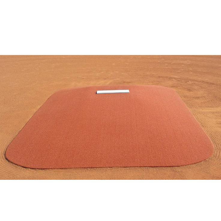 Senior League 10" Portable Game Pitching Mound clay front view