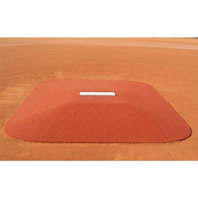 Senior League 10" Portable Game Pitching Mound clay back side view