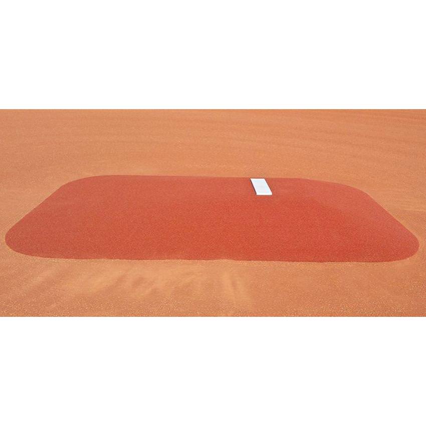 Senior League 10" Portable Game Pitching Mound side view clay