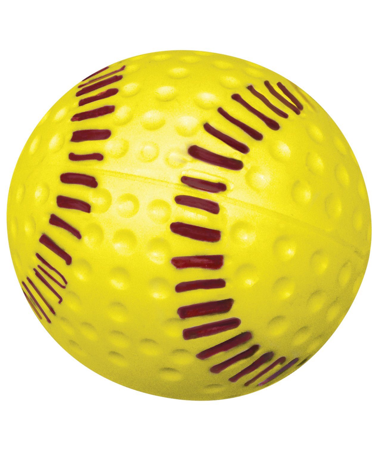 Sports Attack 12" Yellow Dimpled Seamed Softballs