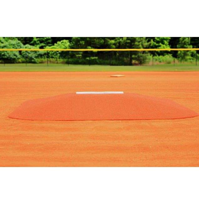 Youth 8" Game Pitching Mound For Pony League clay front view