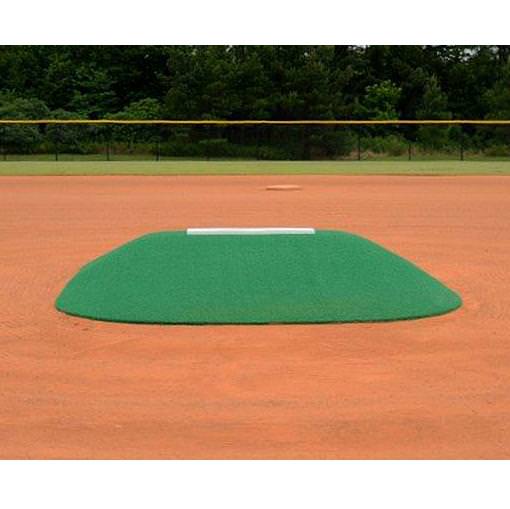Youth 8" Game Pitching Mound For Pony League green front view
