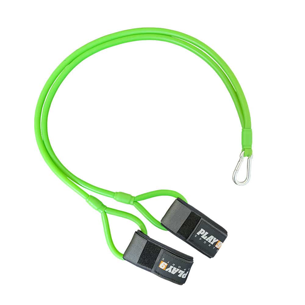 baseball resistance bands in green 
