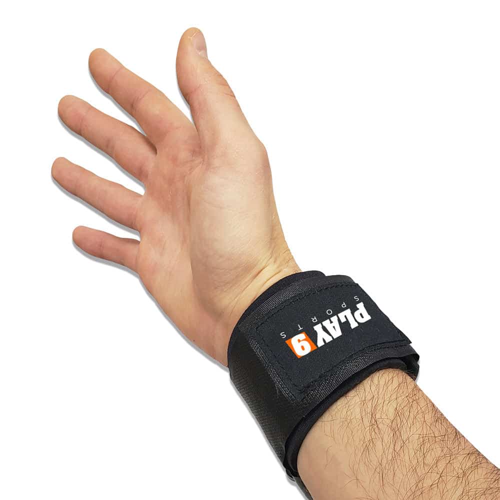baseball resistance bands in hand