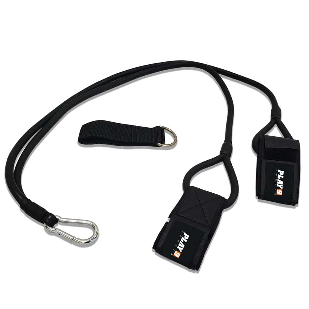 baseball resistance bands in white background