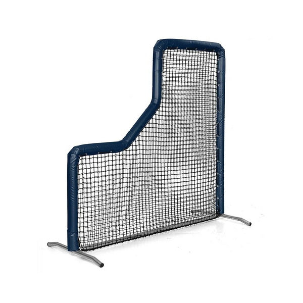 Bullet L-Screen for Baseball 7' x 7' Navy Side View