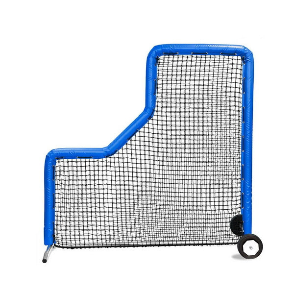Bullet L-Screen for Baseball 7' x 7' Royal With Wheels