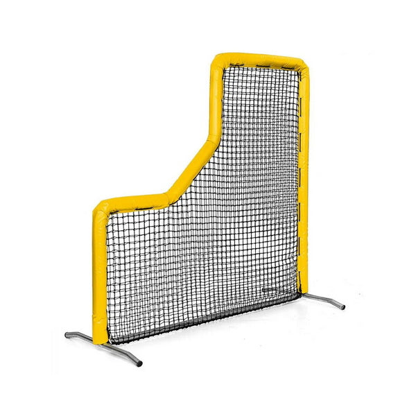 Bullet L-Screen for Baseball 7' x 7' Yellow Side View