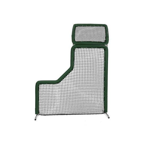Bullet L-Screen for Baseball with Overhead Protector Dark Green