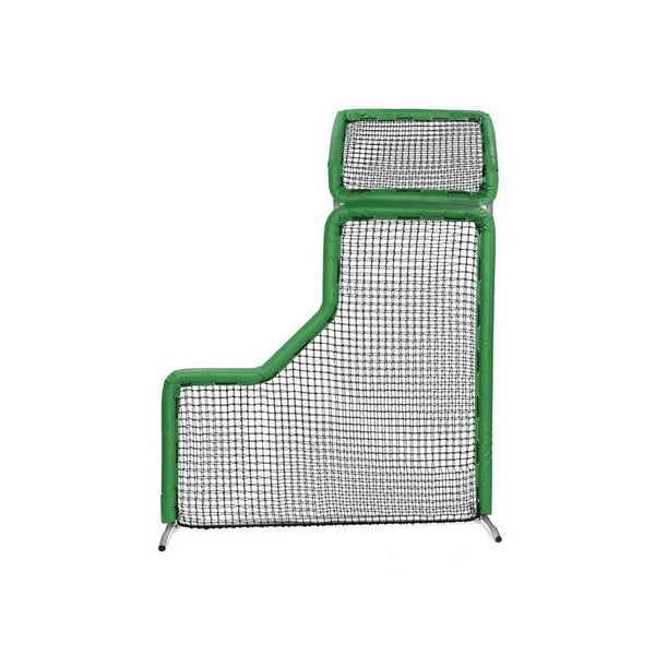 Bullet L-Screen for Baseball with Overhead Protector Green