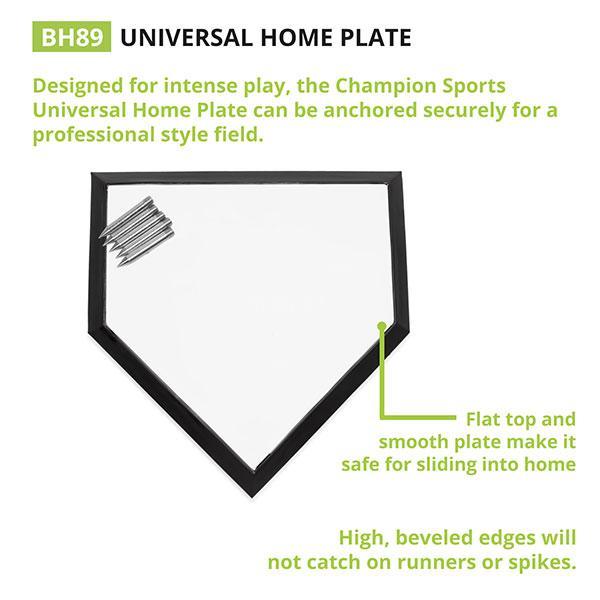 Champion Sports Universal Home Plate description