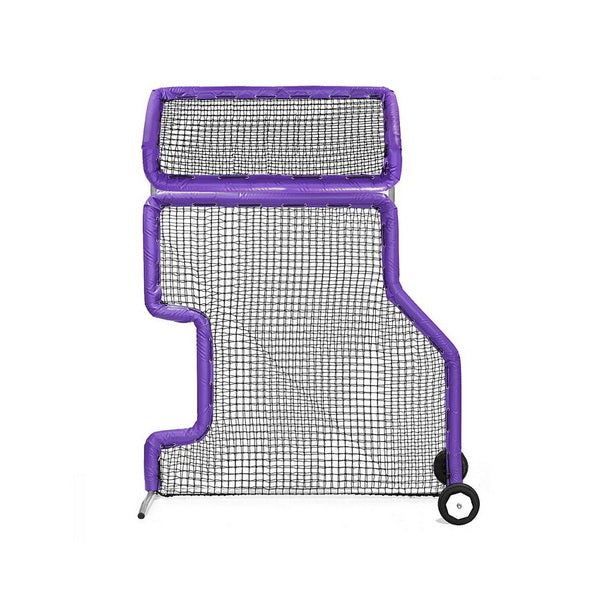 Combo L-Screen With Overhead Protector Purple With Wheels