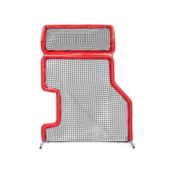 Combo L-Screen With Overhead Protector Red