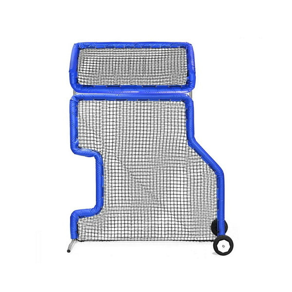 Combo L-Screen With Overhead Protector Royal With Wheels