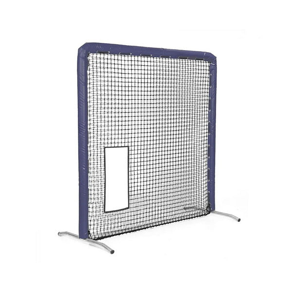 Fast Pitch Softball Bullet Screen 7' x 7' Navy Side View
